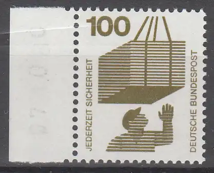 hc000.109 - Bund Mi.Nr 702A ** vom Seitenrand