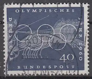 hc000.277 - Bund Mi.Nr. 335 o, Stempel Göttingen