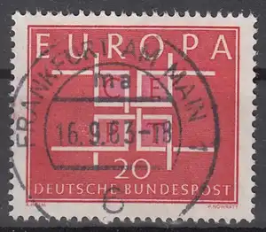 hc000.289 - Bund Mi.Nr. 407 o, Vollstempel Frankfurt am Main
