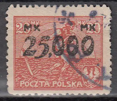 hc000.342 - Polen Mi.Nr. 187 o