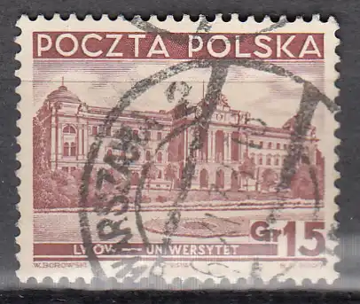 hc000.353 - Polen Mi.Nr. 317 o, Stempel Warschau