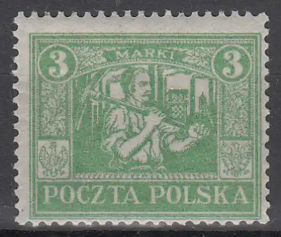 hc000.390 - Polen Abstimmungsgebiete, Reguläre Ausgabe Mi.Nr. 10 *
