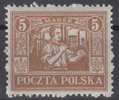 hc000.392 - Polen Abstimmungsgebiete, Reguläre Ausgabe Mi.Nr. 12 *