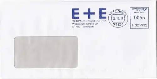 br000.015 - Deutschland AFS F321932, Jettingen 2011, E + E Verpackungstechnik