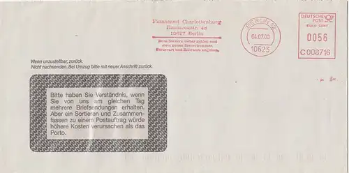 br000.020 - Deutschland AFS C008716, Berlin 2000, Finanzamt Charlottenburg