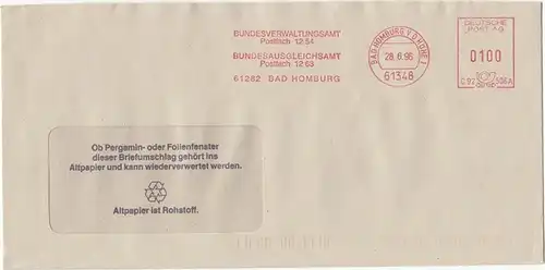 br000.041 - Deutschland AFS C92506A, Bad Homburg v.d. Höhe 1996, Bundesverwaltungsamt - Bundesausgleichsamt