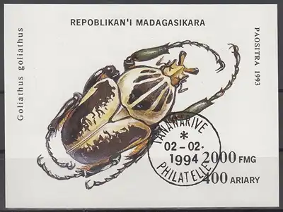 hc000.575 - Madagaskar Mi.Nr. Block 254 o