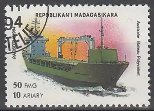 hc000.583 - Madagaskar Mi.Nr. 1753 o, Frachtschiff