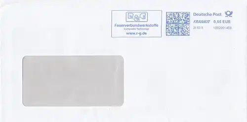 br000.048 - Deutschland FRANKIT 1D020014E8, 2011, R & G Faserverbundwerkstoffe