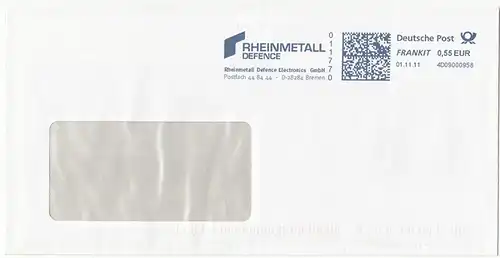 br000.049 - Deutschland FRANKIT 4D09000958, 2011, Rheinmetall Defence Electronics GmbH Bremen
