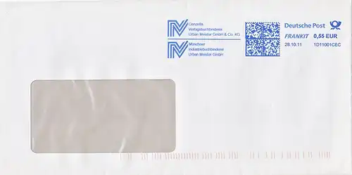 br000.056 - Deutschland FRANKIT 1D11001CEC, 2011, Verlags- und Industriebuchbinderei Urban Meister GmbH