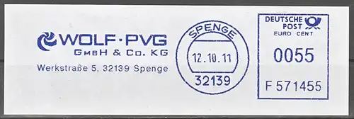 af047 - Deutschland AFS F571455, 2011, WOLF PVG GmbH & Co. KG Spenge