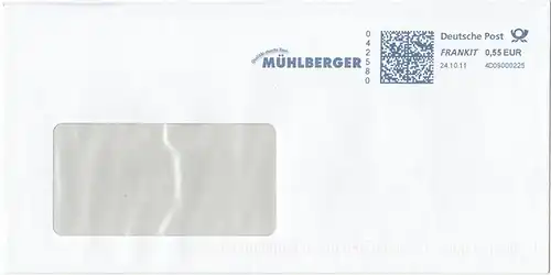 br000.064 - Deutschland FRANKIT 4D09000225, 2011, Mühlberger