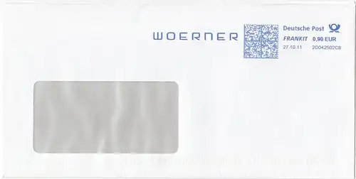 br000.066 - Deutschland FRANKIT 2D042502C8, 2011, WOERNER