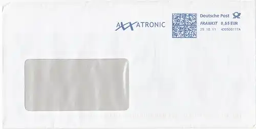 br000.070 - Deutschland FRANKIT 4D0500117A, 2011, AXXATRONIC