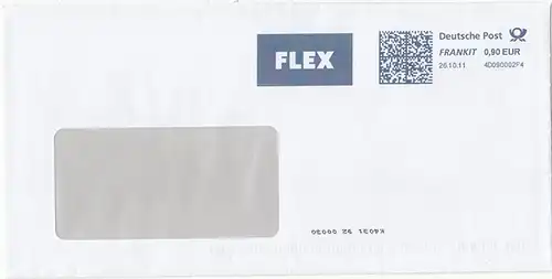 br000.076 - Deutschland FRANKIT 4D090002F4, 2011, FLEX