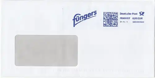 br000.084 - Deutschland FRANKIT 3D050036A4, 2011, Füngers