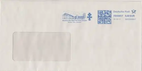 br000.086 - Deutschland FRANKIT 3D03000B37, 2011, Stadtwerke Bad Hersfeld GmbH