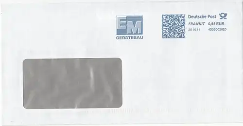 br000.103 - Deutschland FRANKIT 4D020026E0, 2011, EM Gerätebau
