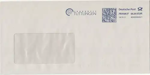 br000.116 - Deutschland FRANKIT 4D06000821, 2011, Landkreis Tuttlingen