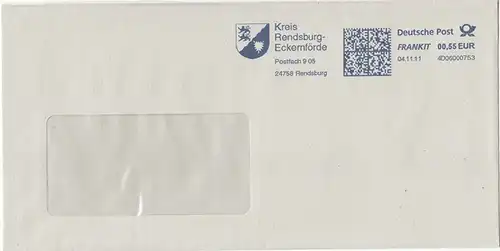 br000.117 - Deutschland FRANKIT 4D06000753, 2011, Kreis Rendsburg - Eckernförde