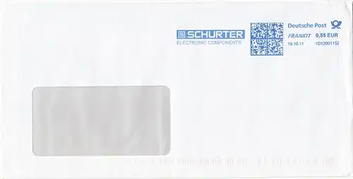 br000.120 - Deutschland FRANKIT 1D12001152, 2011, Schurter Electronic Components