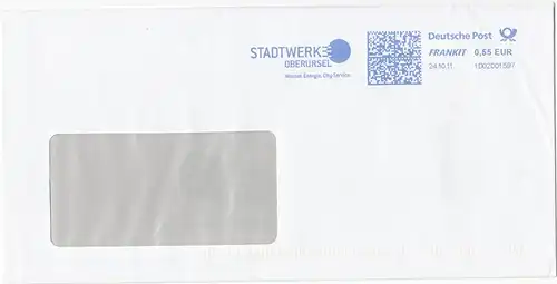 br000.128 - Deutschland FRANKIT 1D02001597, 2011, Stadtwerke Oberursel
