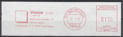af061 - Deutschland AFS C649596, Spaichingen 1999, Rauch GmbH...wenn Sie konstruieren, gestalten und zeichnen müssen
