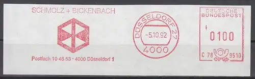 af062 - Deutschland AFS C789510, Düsseldorf 1992, Schmolz + Bickenbach