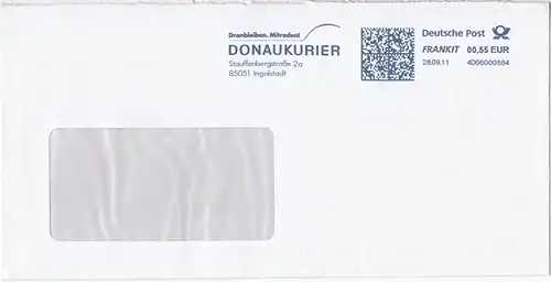 br000.138 - Deutschland FRANKIT 4D06000884, 2011, Donaukurier Ingolstadt