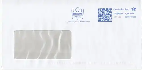 br000.144 - Deutschland FRANKIT 3D0300020C, 2011, Brauerei Hacklberg Passau