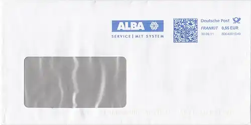 br000.161 - Deutschland FRANKIT 3D04001049, 2011, ALBA Service mit System
