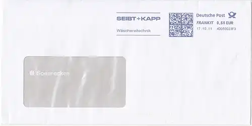 br000.165 - Deutschland FRANKIT 4D050023F3, 2011, Seibt + Kapp Wäschereitechnik