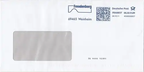 br000.166 - Deutschland FRANKIT 4D06000657, 2011, Freudenberg, 69465 Weinheim