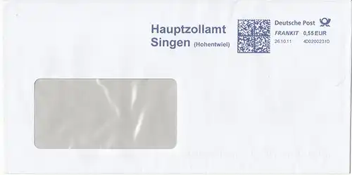 br000.194 - Deutschland FRANKIT 4D0200231D, 2011, Hauptzollamt Singen (Hohentwiel)
