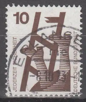 hc001.079 - Bund Mi.Nr. 695A o, Stempel Erlangen