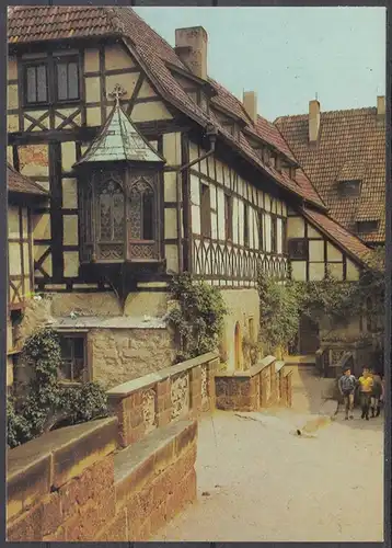 [Echtfotokarte farbig] ak2 - Eisenach, Wartburg - Vogtei mit Nürnberger Erker