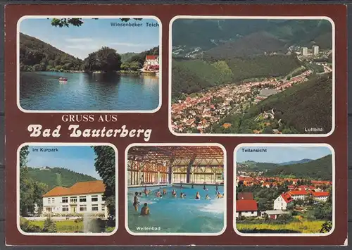 [Echtfotokarte farbig] ak17 - Bad Lauterberg/Harz, Mehrbildkarte - 5 Ansichten