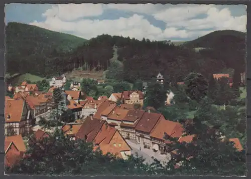 [Echtfotokarte farbig] ak20 - Bad Grund/Oberharz, Blick vom Gittelderberg