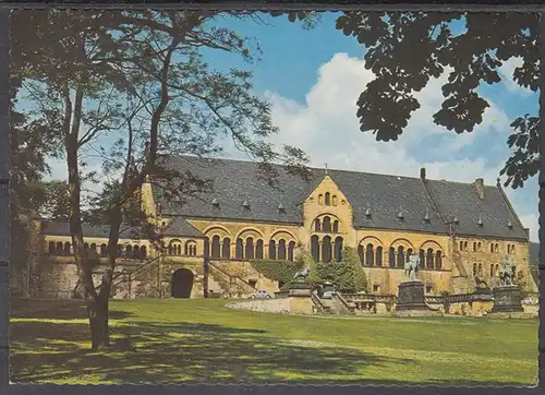 [Echtfotokarte farbig] ak25 - Goslar/Harz, Kaiserpfalz