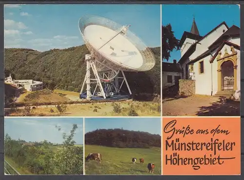 [Echtfotokarte farbig] ak26 - Radioteleskop Effelsberg bei Münstereifel