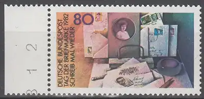 hc001.098 - Bund Mi.Nr. 1154 **, vom Seitenrand mit Teil der Bogennummer