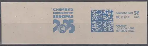 af063 - Deutschland FRANKIT 3D130013B8, 2021, Chemnitz - Kulturhauptstadt Europas 2025