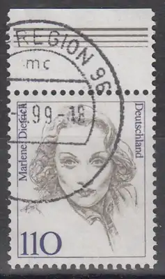 hc001.146 - Bund Mi.Nr. 1939 o, vom Oberrand, Stempel Briefregion 96