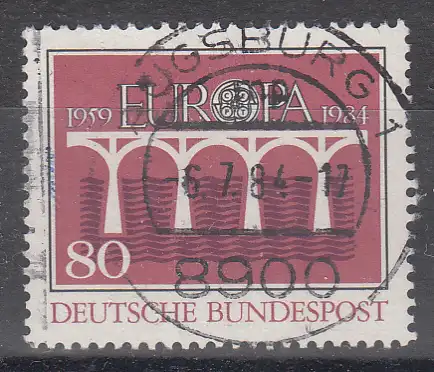 hc001.168 - Bund Mi.Nr. 1211 o , Stempel Augsburg