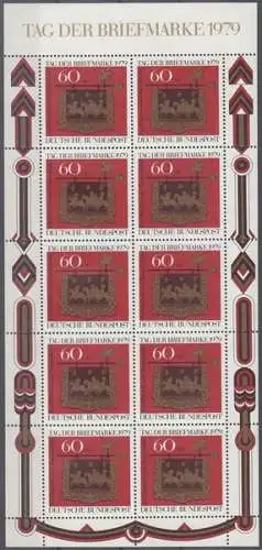 hc001.197 - Bund Mi.Nr. 1023 ** Kleinbogen