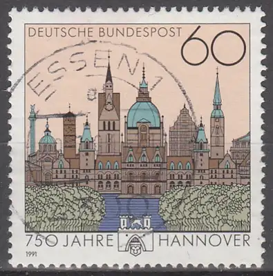 hc001.219 - Bund Mi.Nr. 1491 o, Stempel Essen