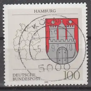 hc001.347 - Bund Mi.Nr. 1591 o, Stempel Köln