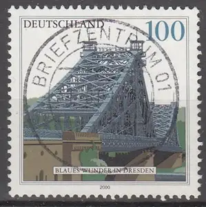 hc001.370 - Bund Mi.Nr. 2109 o, Stempel Briefzentrum 01