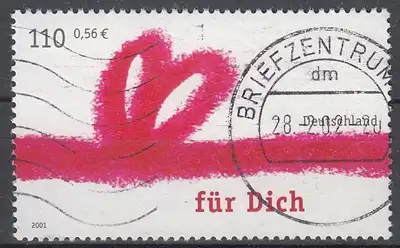 hc001.376 - Bund Mi.Nr. 2223 o, Stempel Briefzentrum ?